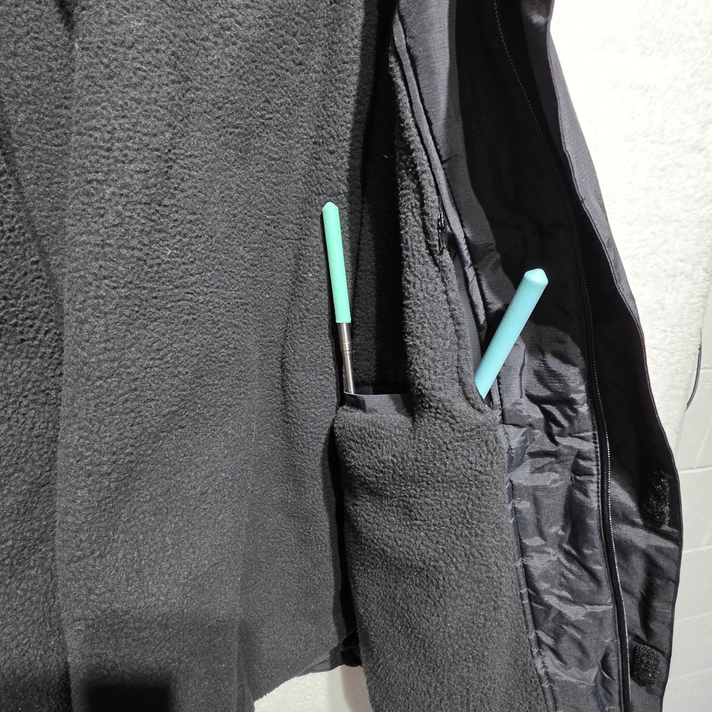Black Fleece Lined Hooded Jacket Knights of Columbus St Ambrose Council 1489 XL - Picture 10 of 14